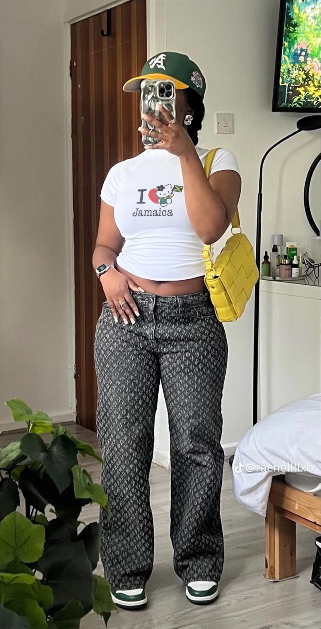 I love Honduras Kitty Crop Top